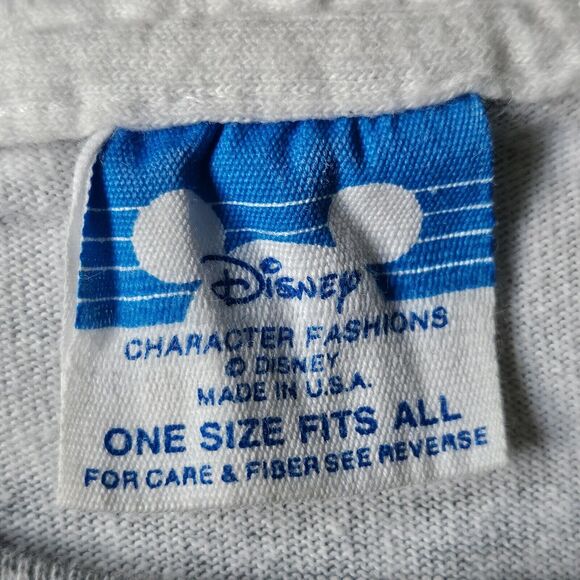 vtg 90s MICKEY MOUSE WALT DISNEY ALL OVER PRINT Single Stitch T-Shirt cartoon - Picture 4 of 9
